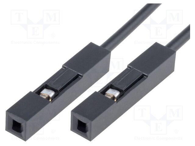 Cablu de conectare PIN negru 10 bucăți 210mm KAMAMI