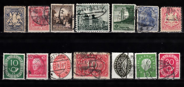 A7 T4 56 - Timbre foarte vechi - Germania