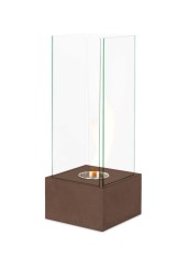 STONES Șeminee cu bioetanol 25cm X 25cm H. 65cm | Aosom Romania