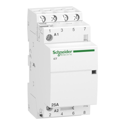 Contactor modular 25A 4ND 230 240V iCT Schneider A9C20834 foto