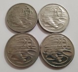 Australia - Lot 20 Cents - 1981x2, 1994, 2001