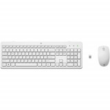 Cumpara ieftin Kit Tastatura si Mouse HP 230 Wireless (Alb)