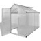 vidaXL Seră din aluminiu ranforsat cu cadru la bază, 4,6 m&sup2;