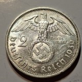 Germania Nazista 2 reichsmark 1939 A argint
