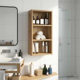 vidaXL Dulap de perete pentru baie Stejar artizanal 30 x 16 x 62,5 cm 889342