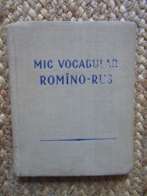 Mic vocabular romano-rus foto