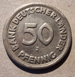 50 pfenning Germania - 1949 (D,F,G, J ), Europa