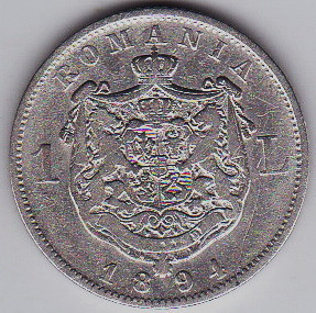 1 leu 1894 argint