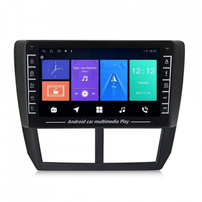 Navigatie dedicata cu Android Subaru Forester 2008 - 2013, 1GB RAM, Radio GPS