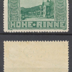 ROMANIA Posta locala Paltinis Hohe Rinne 50b 1924 timbru MNH pe hartie groasa