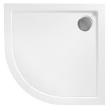 Cadita de dus Rea Look White 80x80