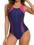 Costum de baie Charmo Sport pentru femei, costum de baie sexy dintr-o piesă, haine de plajă, costume de &icirc;not pentru femei cu bretele late