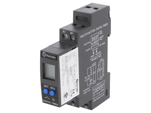 Timer Programabil cu Afișaj LCD 24-240V AC/DC
