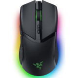 Mouse gaming wireless Razer Cobra, 30000 dpi, 10 butoane de control personalizabile, iluminare RGB, Negru