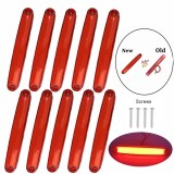 Cumpara ieftin set 10 x Lampa de gabarit cu neon lumina rosie, 12v-24v