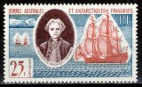 Teritoriile Antarctice Franceze TAAF 1960, Mi #23**, Yves Joseph de Kerguelen de Tremarec, navigatie, corabie, MNH! Cota 26 &euro;!