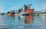 Carte postala Galati Santierul Naval, circulata