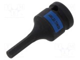 Cap imbus tubular HEX 6mm 1/2&quot; 60mm KING TONY