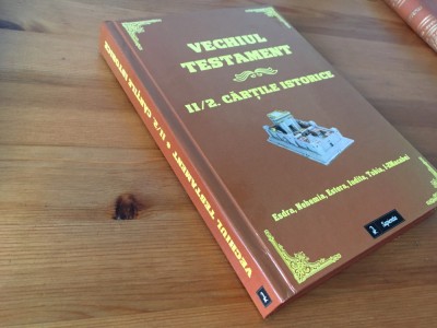 BIBLIA CATOLICA VT CARTILE ISTORICE II-2ESDRA NEEMIA ESTERA IUDITA TOBIA MACABEI foto