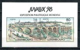 Luxemburg 1998 - Expo filatelic, viaduct, bloc neuzat