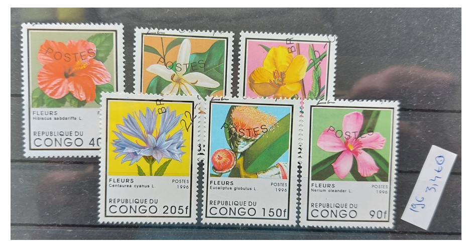 TS21 - Timbre serie republic Congo 1996 Flora - flori | arhiva Okazii.ro
