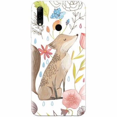 Husa silicon pentru Huawei P Smart 2019, Fox foto