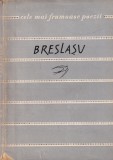 Breslasu - Poezii, editura necunoscuta, 1959, limba romana, colectia Cele mai frumoase poezii, stare buna, coperta brosata
