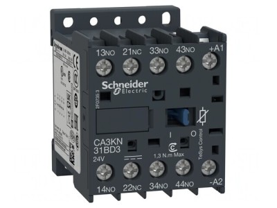 Contactor TeSys D 4P 24VDC 10A foto