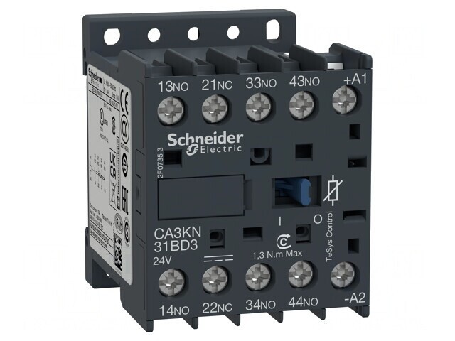 Contactor TeSys D 4P 24VDC 10A