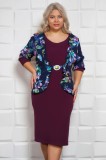 Cumpara ieftin Rochie Eleganta Volare Marsala - 56Marimea, Yves