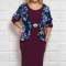 Rochie Eleganta Volare Marsala - 60Marimea