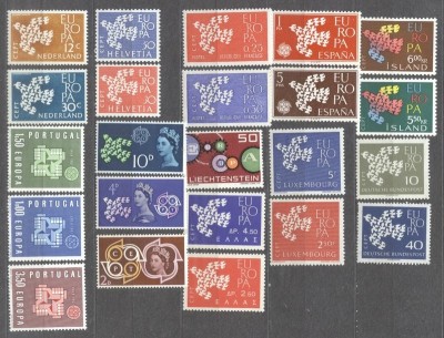 Lot 1961 Europa CEPT 23 values MNH AC.806 foto