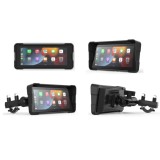 Cumpara ieftin Camera Moto iSEN MT-7 Dash Cam Motocicleta, Ecran 6.86 IPS Touch, Dual Camera 1080P Fata Spate, Apple CarPlay Wireless, Android Auto, Bluetooth, Monit