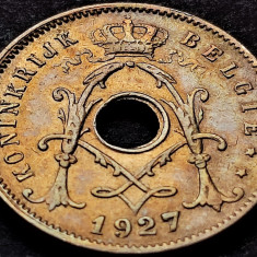 Moneda istorica 5 CENTIMES - BELGIA, anul 1927 *cod 3566 = BELGIE