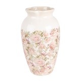 Cumpara ieftin Vaza flori ceramica multicolora 21x37 cm