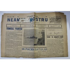 NEAMUL NOSTRU , MARE SAPTAMANAL ROMANESC , ANUL I , NO.32 , 7 OCTOMBRIE , 1943