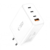 Incarcator Retea Tech-Protect NC240W-GAN, 240W, 5A, 1 x USB-A - 3 x USB-C, Alb