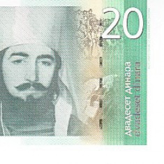 M1 - Bancnota foarte veche - Fosta Iugoslavia - 20 dinarI - 2000