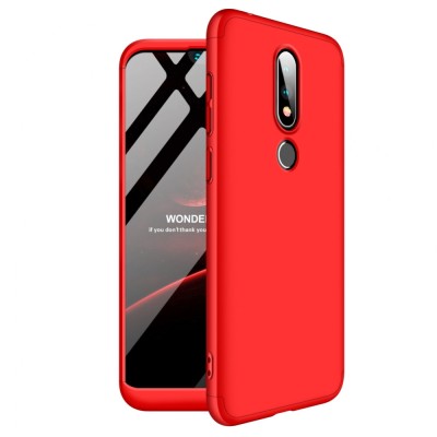 Husa NOKIA 6.1 (2018) - GKK 360 Full Cover (Rosu) foto