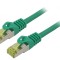 Cablul Patch S/FTP 6a LSZH Verde 2m 27AWG