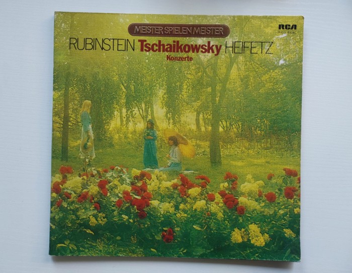 Rubinstein, Tschaikowsky, Heifetz &ndash; Konzerte, 2x disc vinil (dublu)