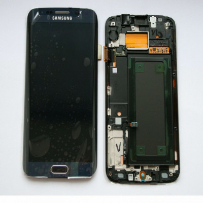 Display Samsung Galaxy S6 Edge G925 Negru Nou foto