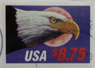 America 1988 fauna păsari de prada vultur serie 1v. ștampilat foto