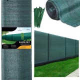 Plasa umbrire si intimitate pentru gard, 1.2m latime, 50m lungime, 140g densitate, gri Household NewTrend