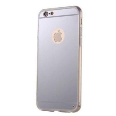 Husa Apple iPhone 5/5S/SE, MyStyle Elegance Luxury tip oglinda, Silver foto