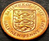 Moneda exotica HALF NEW PENNY - JERSEY, anul 1971 *cod 95