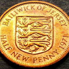 Moneda exotica HALF NEW PENNY - JERSEY, anul 1971 *cod 95