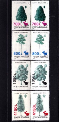 ✅RO 1998 LP 1456 &amp;quot;Specii forestire1994 , supratipar &amp;quot;fauna&amp;quot;&amp;quot; , pereche H, MNH foto