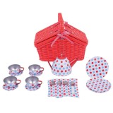 Setul meu de picnic cu buline PlayLearn Toys, BigJigs Toys