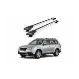 Bare portbagaj transversale auto aluminiu compatibile Subaru Forester (SH) SUV 2008-2012 80-84 cm Cod: KL2
